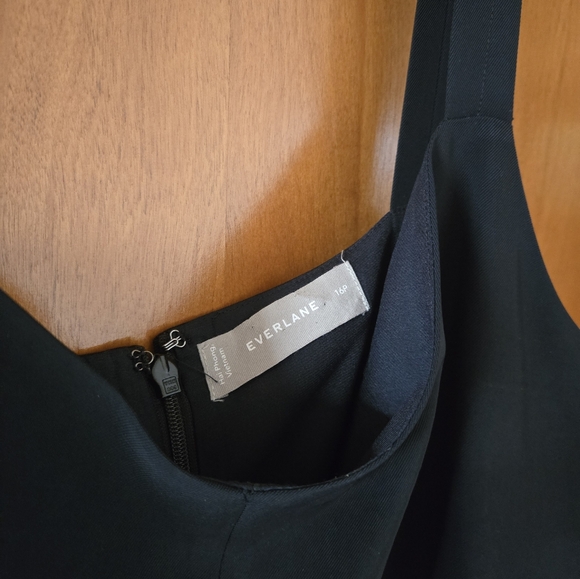 Black romper pants with pockets - Picture 1 of 6